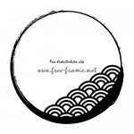 筆で書いたような円フレーム 無料 商用可能 枠 フレーム素材配布サイト