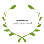 花のイラストを使った丸型フレーム 無料 商用可能 枠 フレーム素材配布サイト