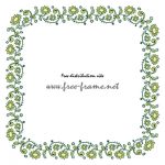 緑 無料 商用可能 枠 フレーム素材配布サイト