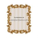 ナチュラルな草が四角く模ったフレーム